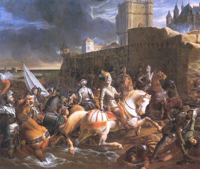 Francois-Edouard Picot The Siege of Calais oil painting image